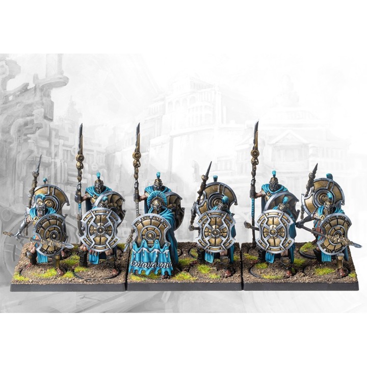 Figurines de Hoplites des City States pour Conquest