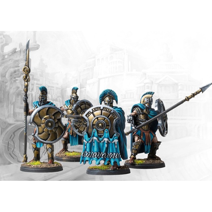Figurines de Hoplites des City States pour Conquest