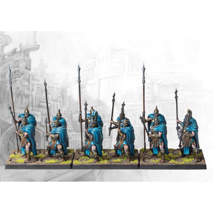 Figurines de Phalangites des City States pour Conquest (Para Bellum)