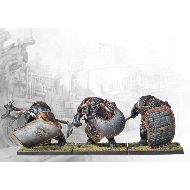 Figurines de Minotaur Haspists des City States pour Conquest