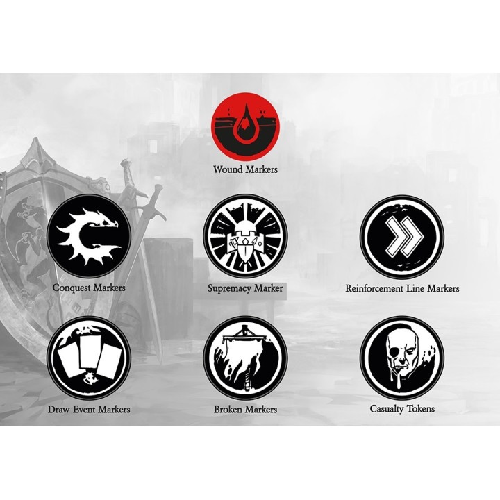 Conquest - Objective Markers and Tokens