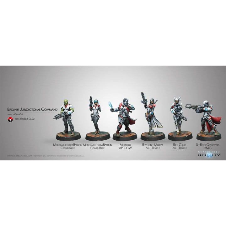 Infinity (Corvus Belli) - Starter Pack Nomades - Bakunin Jurisdictional Command