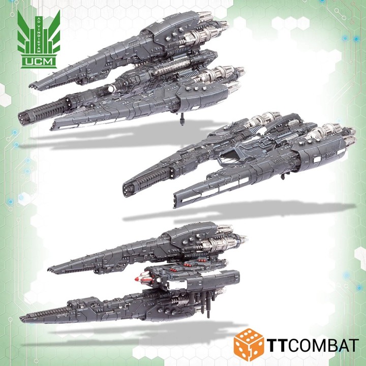 Dropfleet Commander - UCM Havana Destroyers