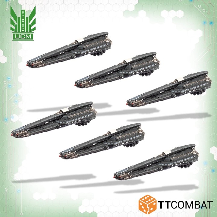 Dropfleet Commander - UCM Lysander Stealth Lighters