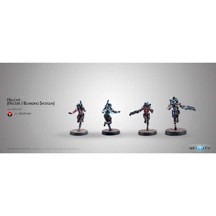 Infinity (Corvus Belli) - Hellcats (Hacker / Boarding Shotgun)
