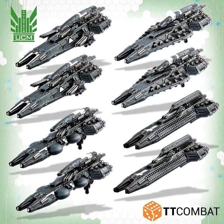 Dropfleet Commander - UCM Frigate Box