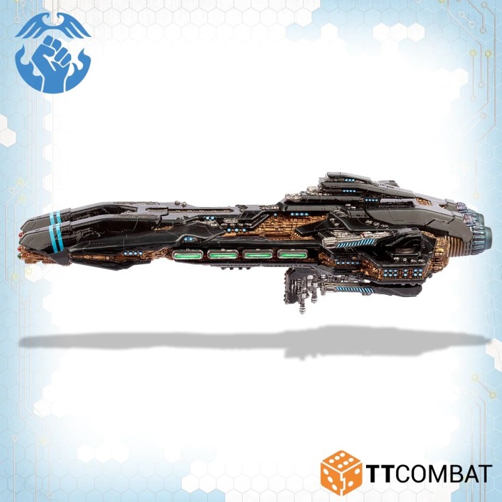 Dropfleet Commander - Resistance Trident Battleship