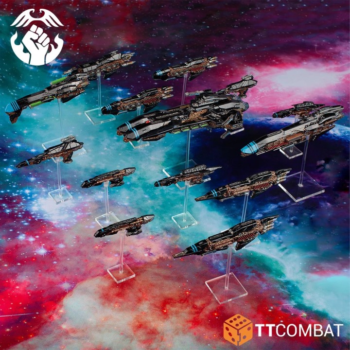 Dropfleet Commander - Resistance Trident Battleship