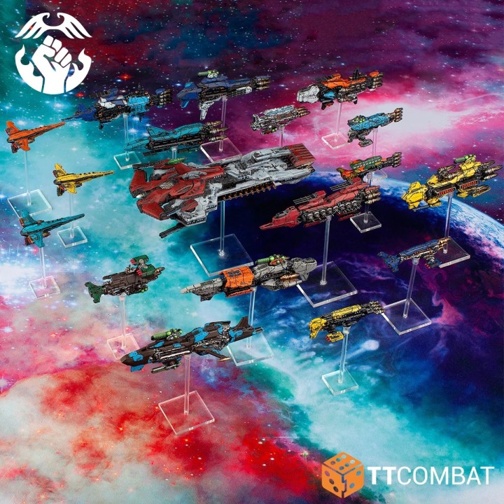 Dropfleet Commander - Resistance Trident Battleship