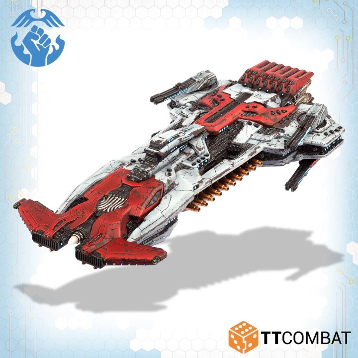 Dropfleet Commander - Resistance Trident Battleship