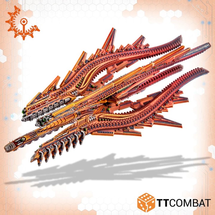 Dropfleet Commander - Shaltari Battlecruiser Ruby/Sapphire