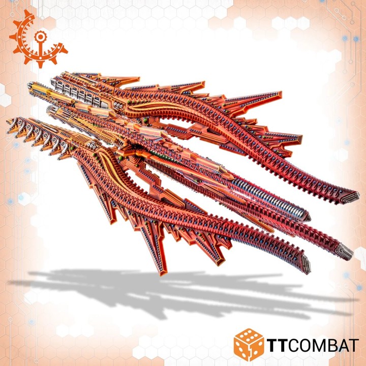 Dropfleet Commander - Shaltari Battlecruiser Ruby/Sapphire