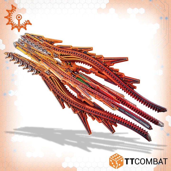 Dropfleet Commander - Shaltari Battlecruiser Ruby/Sapphire