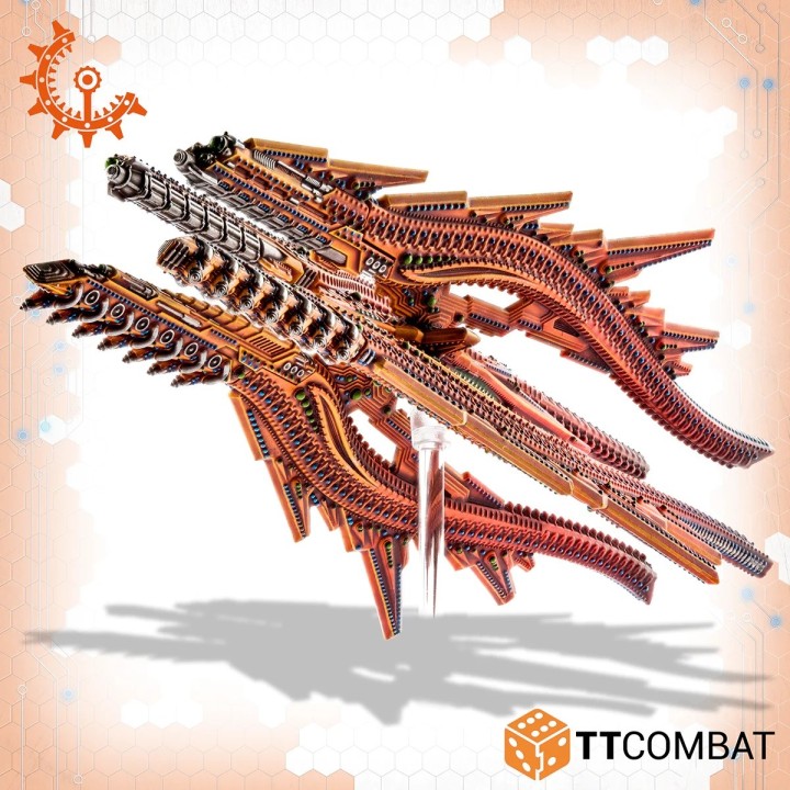 Dropfleet Commander - Shaltari Battlecruiser Ruby/Sapphire