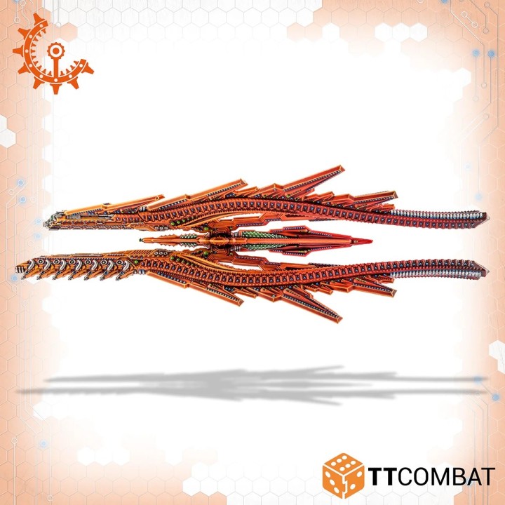 Dropfleet Commander - Shaltari Battlecruiser Ruby/Sapphire