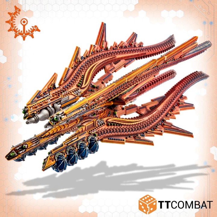 Dropfleet Commander - Shaltari Battlecruiser Ruby/Sapphire