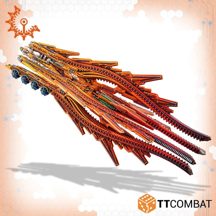 Dropfleet Commander - Shaltari Battlecruiser Ruby/Sapphire