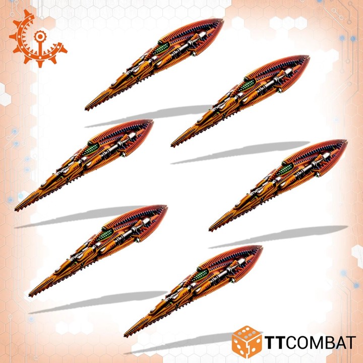 Dropfleet Commander - Shaltari Cloudfliers - Glass Class