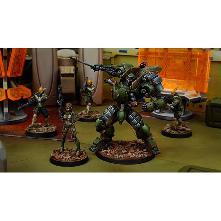 Infinity (Corvus Belli) - Anaconda, Mercenary TAG squadron