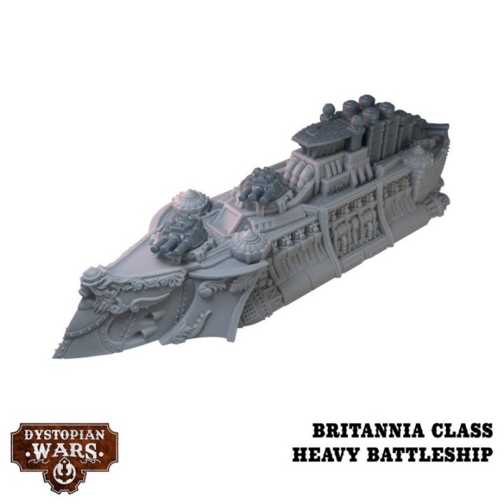 Dystopian Wars - Crown Starter Set - Faction Battlefleet