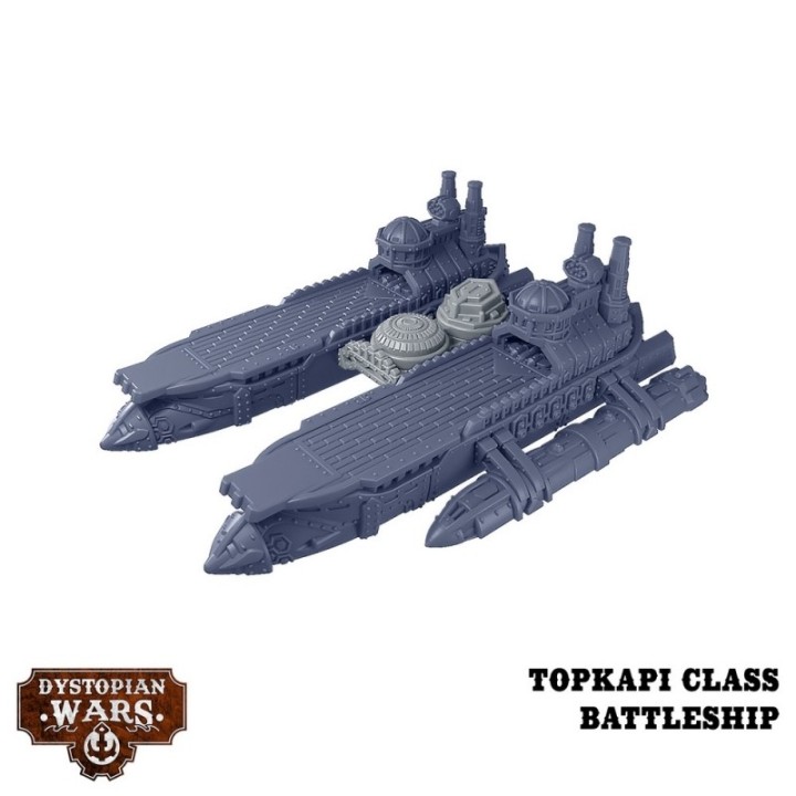 Figurines de la Topkapi Battlefleet Set du Sultanate pour Dystopian Wars