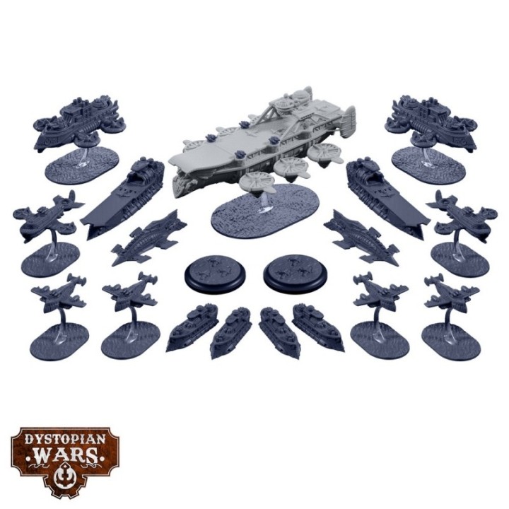 Dystopian Wars - Avalon Battlefleet Set
