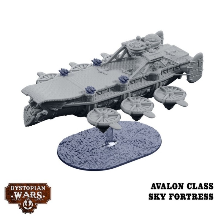 Dystopian Wars - Avalon Battlefleet Set