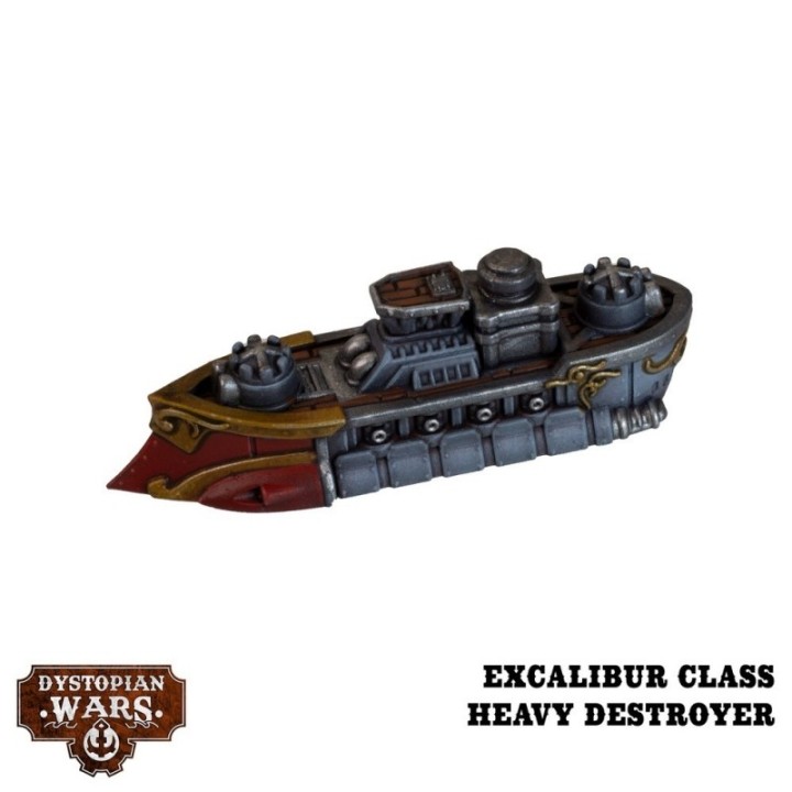 Dystopian Wars - Avalon Battlefleet Set