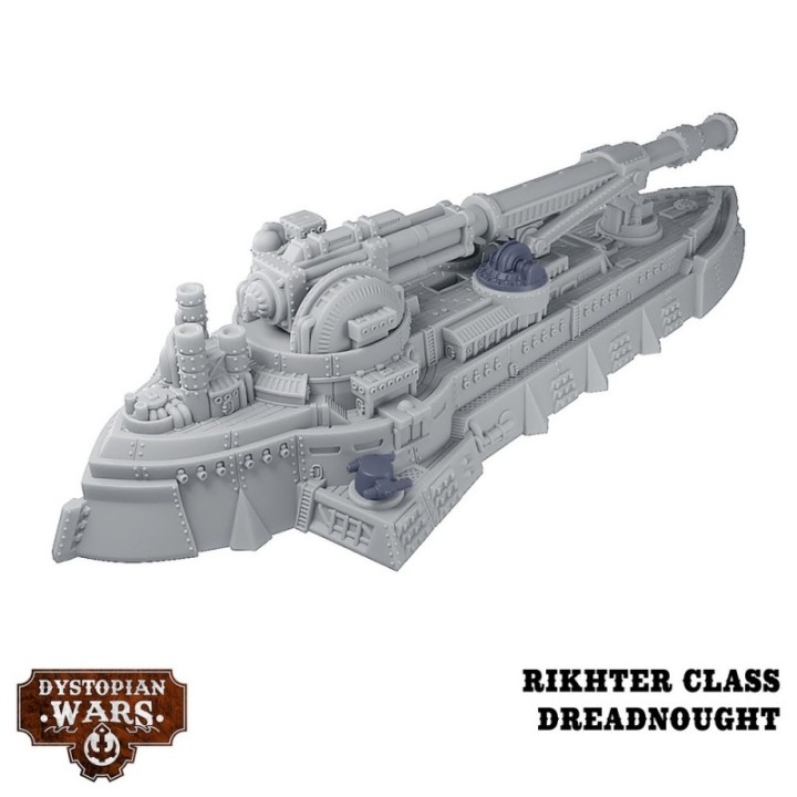 Dystopian Wars - Rikhter Battlefleet Set