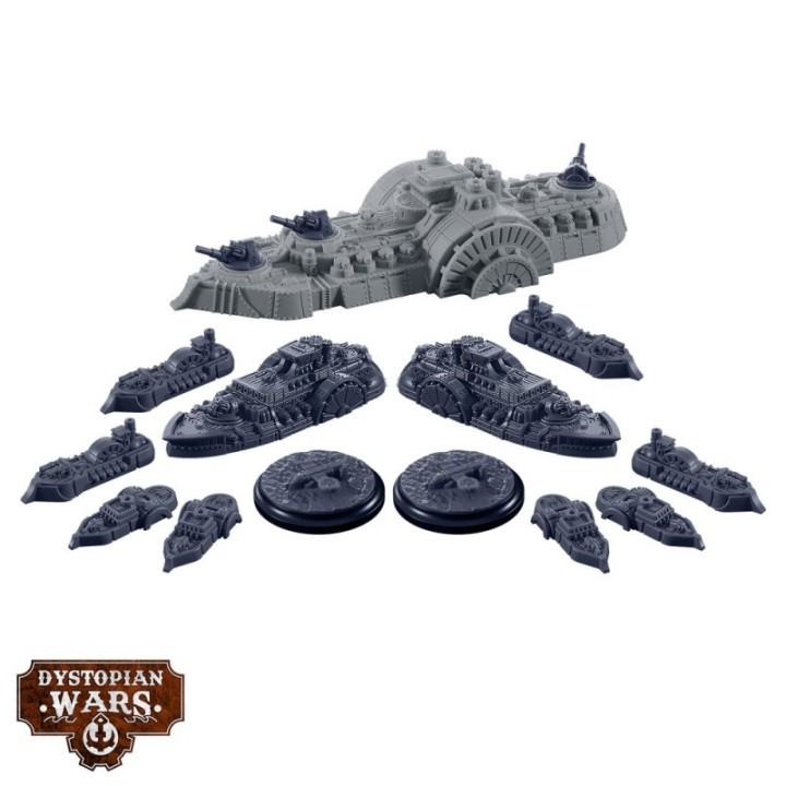 Dystopian Wars - Columbia Battlefleet Set