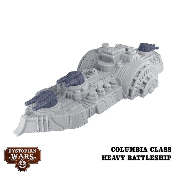 Dystopian Wars - Columbia Battlefleet Set