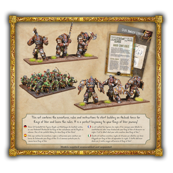 Starter Ambush pour les Ogres de Kings of War
