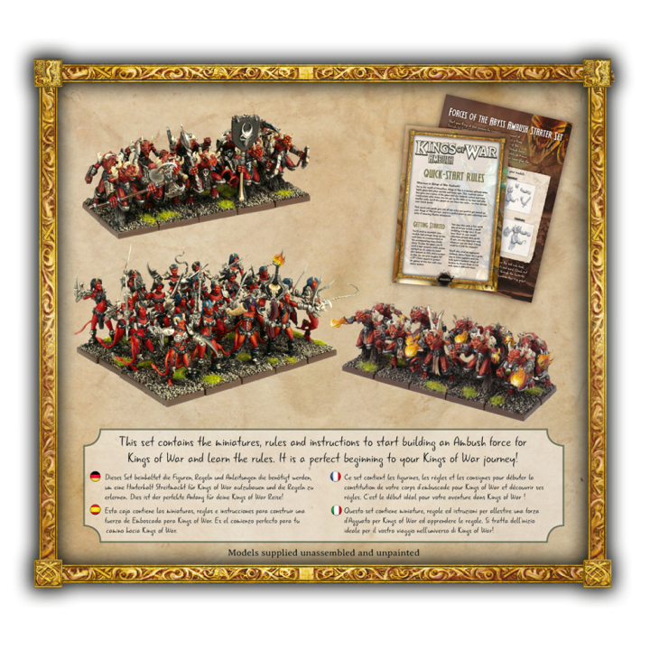 Kings of War : Starter Set Ambush - Forces des Abysses