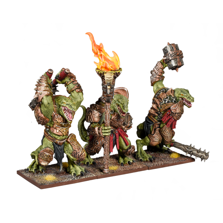 Régiment de Tyrans Salamandres pour Kings of War