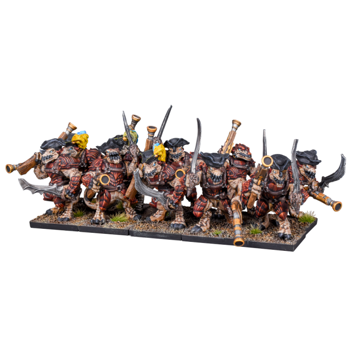Troupe de Corsaires salamandres pour Kings of War
