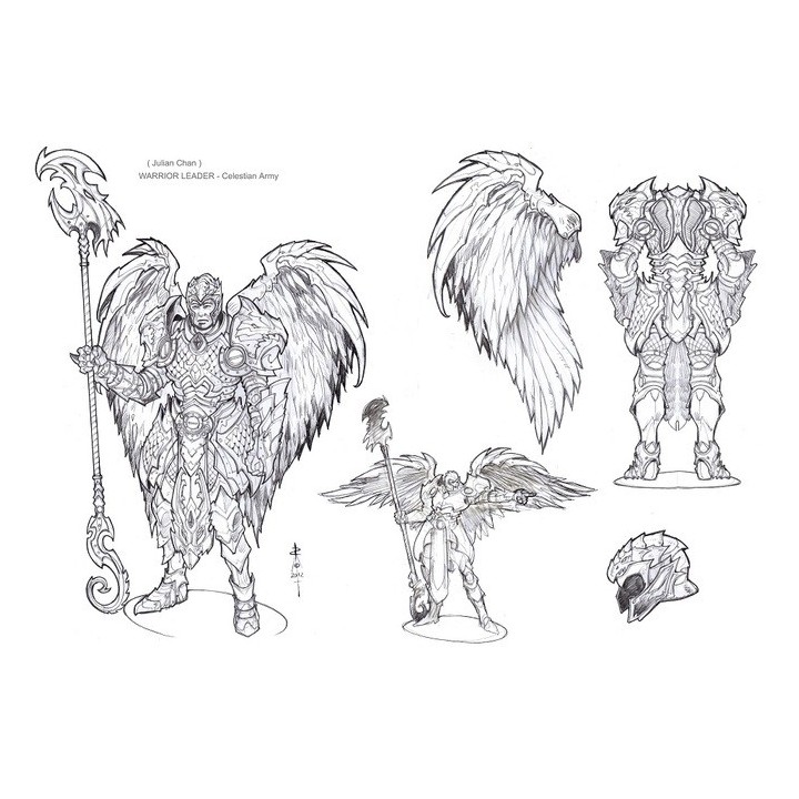 Régiment de 3 Elohis pour Basiléens de Kings of War