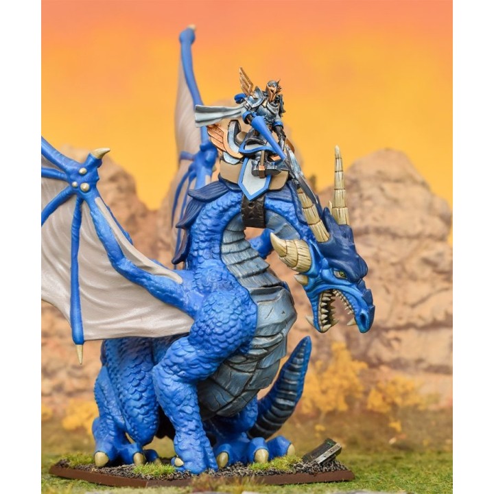 Haut Paladin sur Dragon pour Basiléens de Kings of War