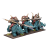 Kings Of War - Régiment de Cavaliers sur Rhinosaure
