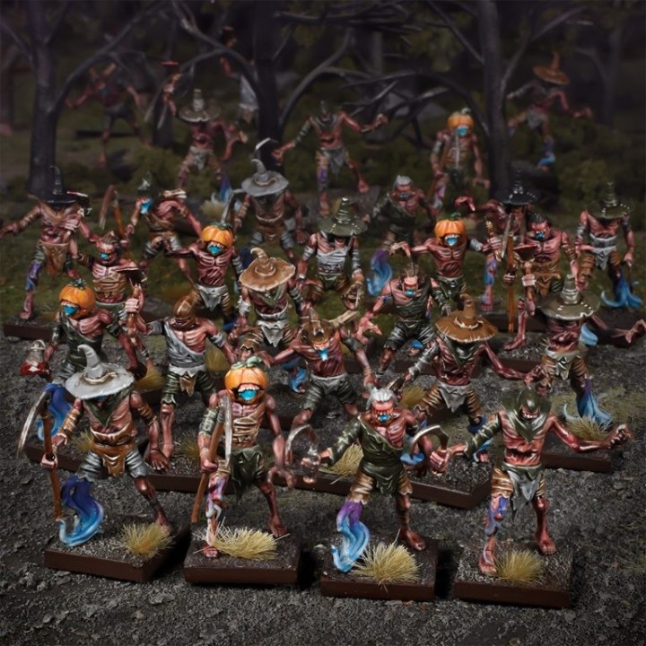 Horde d'Epouvatails / Lémures Cauchemars pour Kings of War