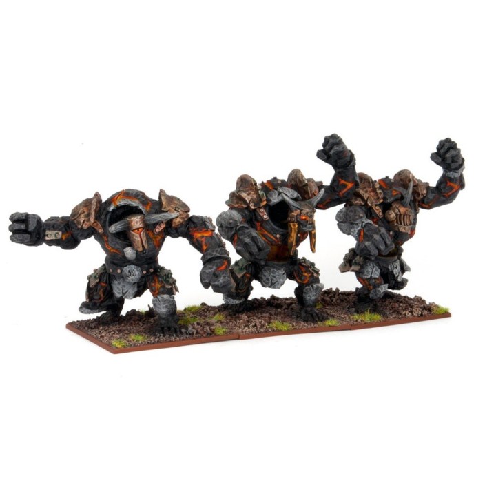 Golems d'Obsidienne Mineurs des Nains abyssaux de Kings of War