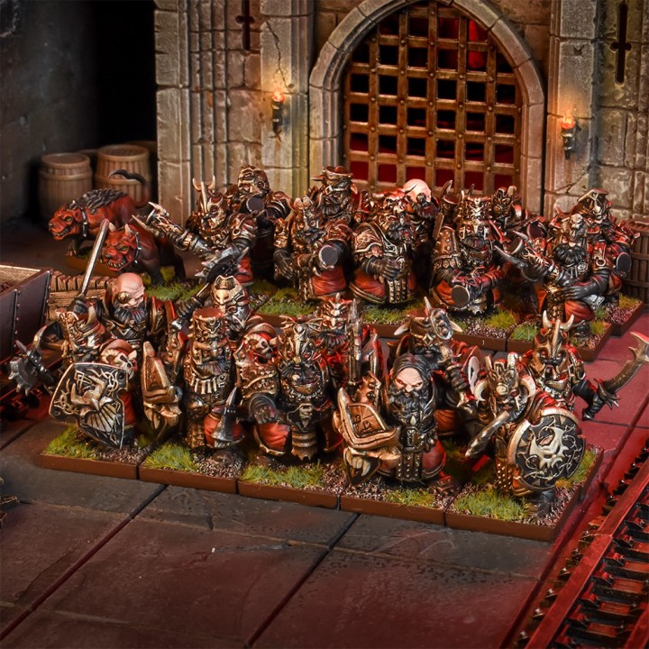 Méga Army Pack des Nains Abyssaux de Kings of War
