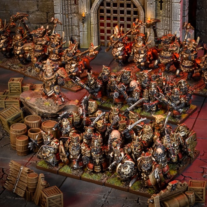 Army Pack des Nains Abyssaux pour Kings of War