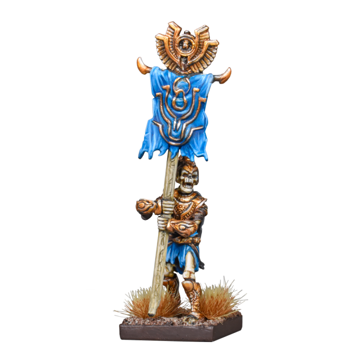 Champion Revenant / Porte-Étendard MV de l'empire de poussière pour Kings of War