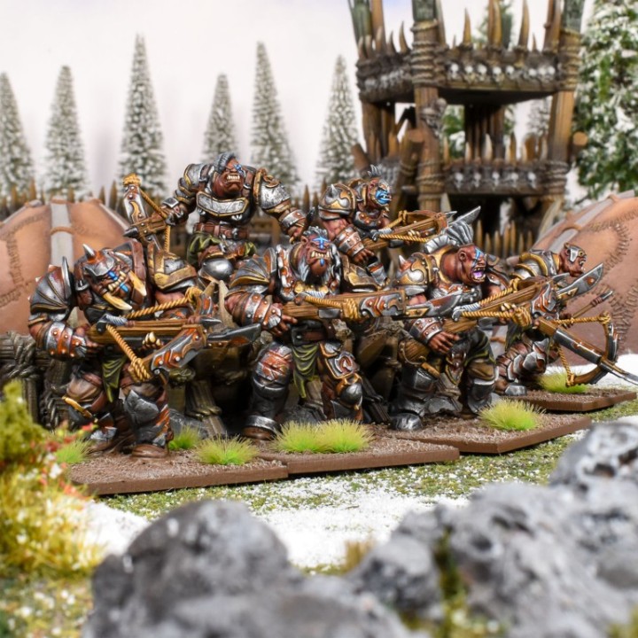 Horde de tireurs ogres pour kings of War