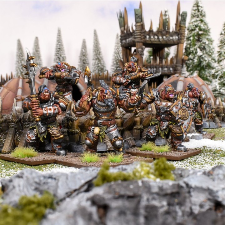 Horde de Guerriers Ogres pour Kings of War