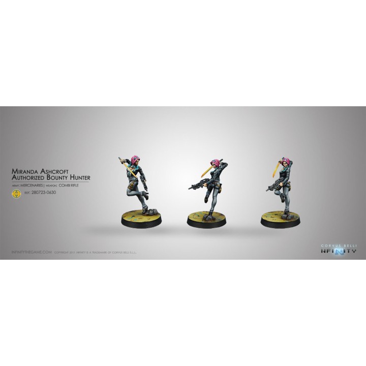 Infinity (Corvus Belli) - Miranda Ashcroft, Authorized Bounty Hunter (Combi Rifl