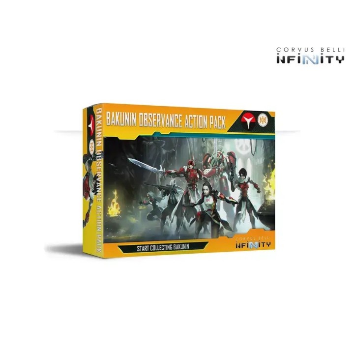 Figurines du Bakunin Obervance Action Pack d'Infinity The Game (Corvus Belli)