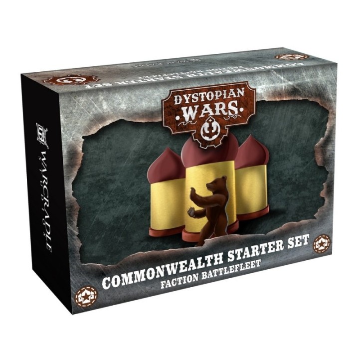 Figurines du Commonwealth Starter Set de Dystopian Wars (Warcradle Studios)