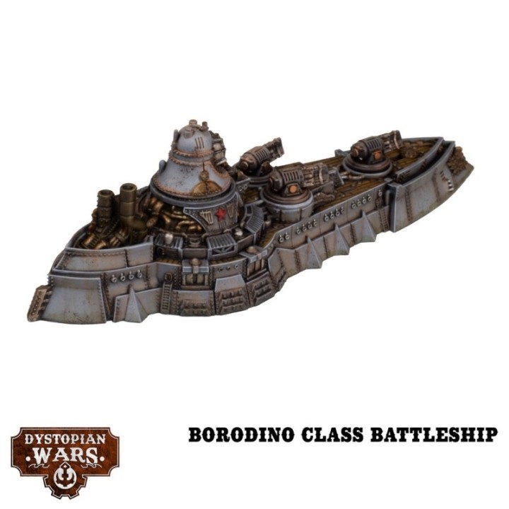 Figurines du Commonwealth Starter Set de Dystopian Wars (Warcradle Studios)