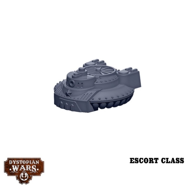 Figurines du Commonwealth Starter Set de Dystopian Wars (Warcradle Studios)